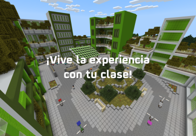 Construye un espacio de movilidad sostenible con tu aula en Minecraft con Zinkers Primaria